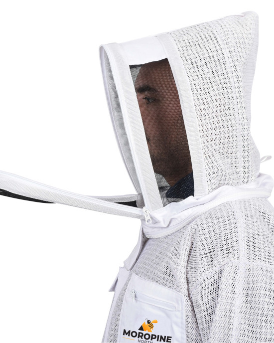 MoroPine 3 Layer Beekeeping Jacket White